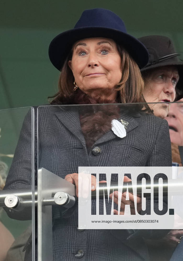 Ladies Day at Cheltenham Festival Carole Middleton attends Ladies Day at Cheltenham Festival, Cheltenham Racecourse, Cheltenham, Gloucestershire, UK, on the 11th March 2026 Picture by James Whatling Cheltenham Cheltenham Racecourse Gloucestershire United Kingdom WHA-0810