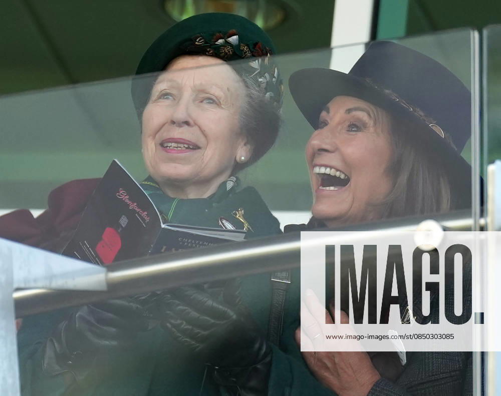 Ladies Day at Cheltenham Festival Princess Anne and Carole Middleton cheer on the racing as they attend Ladies Day at Cheltenham Festival, Cheltenham Racecourse, Cheltenham, Gloucestershire, UK, on the 11th March 2026 Picture by James Whatling Cheltenham Cheltenham Racecourse Gloucestershire United Kingdom WHA-0810