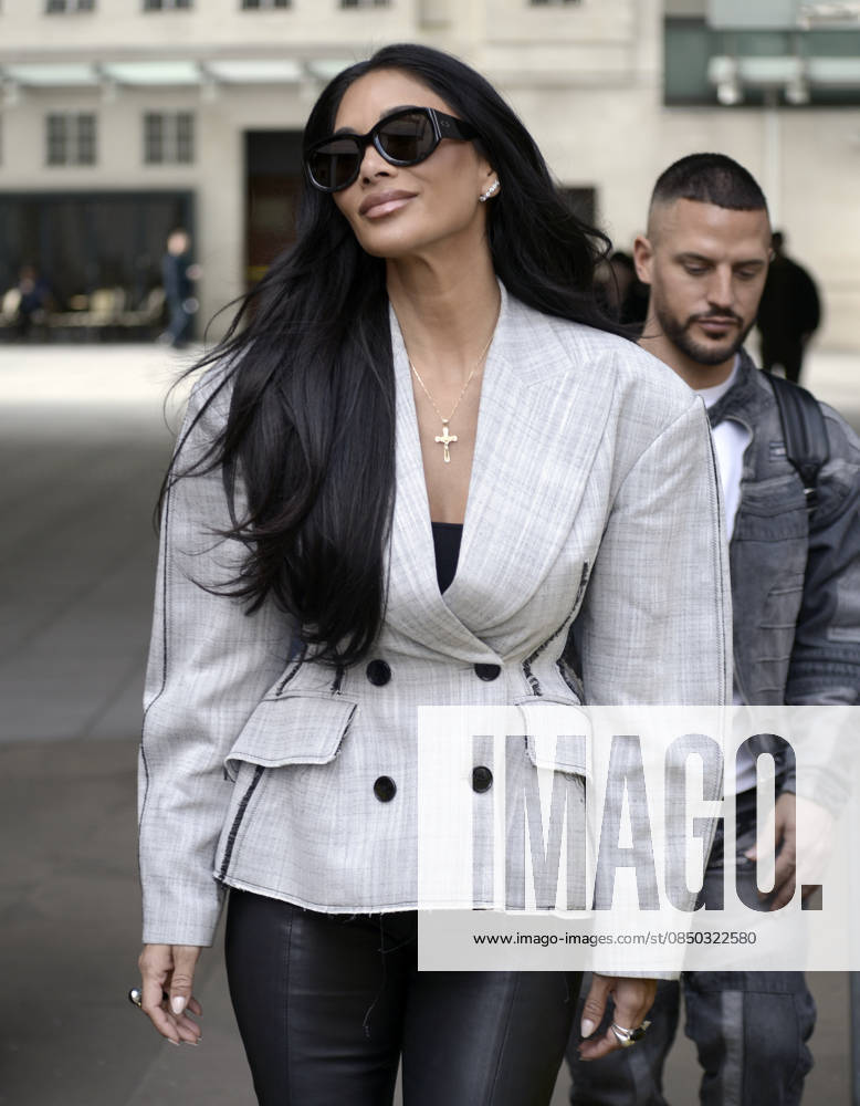 Pussycat dolls reunion bbc tv center London - 11 Mar 2026 Nicole Scherzinger of Pussycat dolls, spotted leaving bbc tv center after pre recording a secret interview to be broadcast tomorrow. London United Kingdom