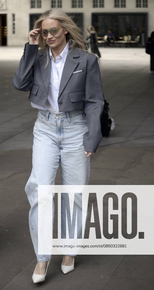 Pussycat dolls reunion bbc tv center London - 11 Mar 2026 Kimberly Wyatt of Pussycat dolls, spotted leaving bbc tv center after pre recording a secret interview to be broadcast tomorrow. London United Kingdom