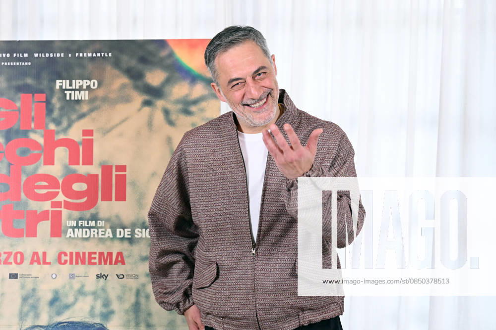 Presentation of the film The Eyes of Others. Pictured: Filippo Timi , Rome, March 12th 2026 Rome Italy - ZUMAa289 20260312_zia_a289_040