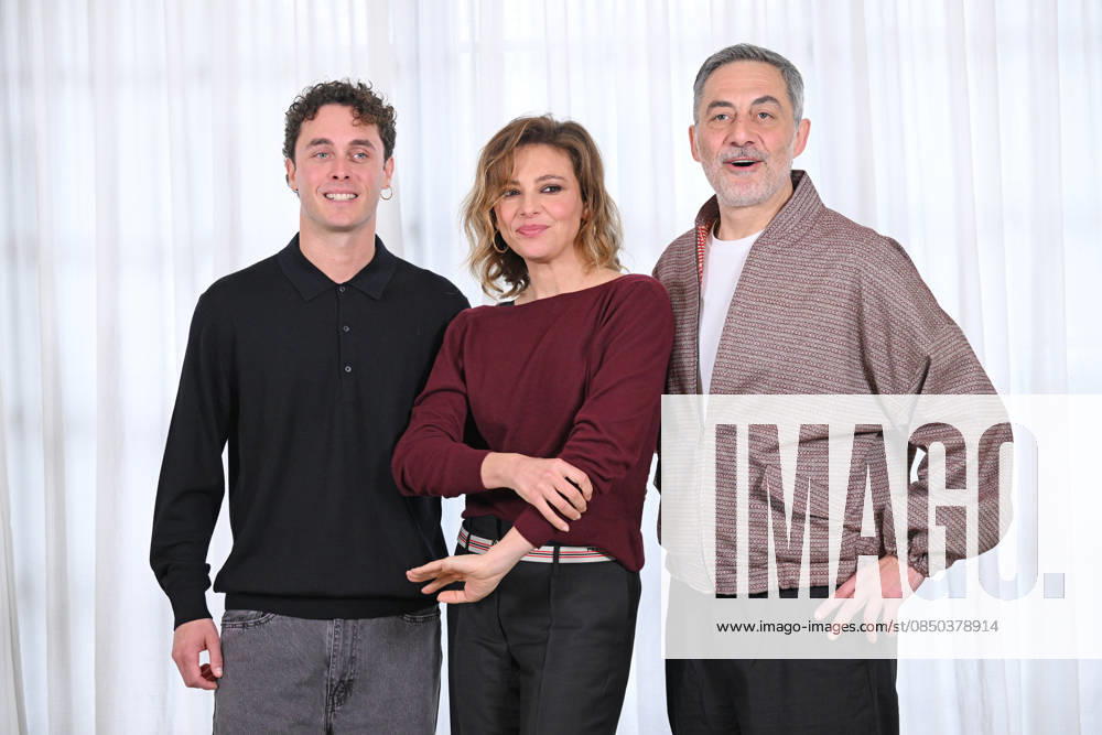 Presentation of the film The Eyes of Others. Pictured is the cast, including Matteo Olivetti, Jasmine Trinca, and Filippo Timi. , Rome, March 12th 2026 Rome Italy - ZUMAa289 20260312_zia_a289_080