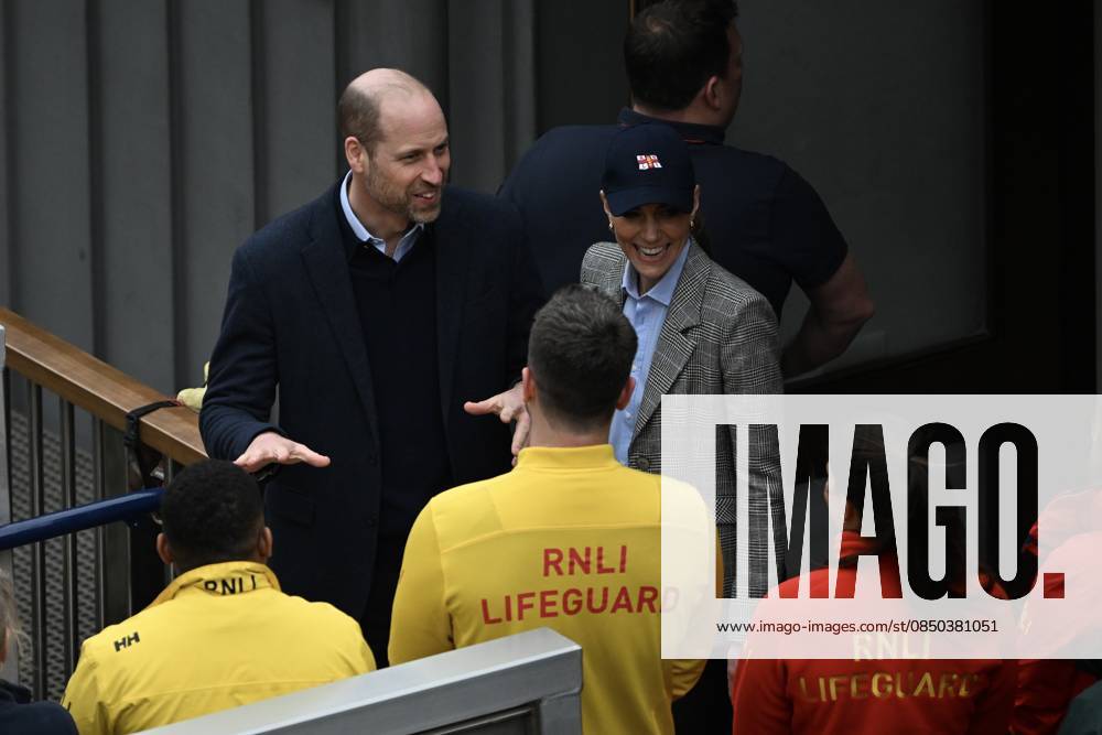 Prince and Princess of Wales visit RNLI Tower Lifeboat Station in London LONDON, UNITED KINGDOM - MARCH 12: The Prince of Wales, Prince William, and the Princess of Wales, Catherine, arrive at the RNLI Tower Lifeboat Station in London, United Kingdom on March 12, 2026. The royal couple met with the RNLI lifeboat crew and volunteers operating on the River Thames and received information about their life-saving work. Rasid Necati Aslim Anadolu London United Kingdom. Editorial use only. Please get in touch for any other usage.