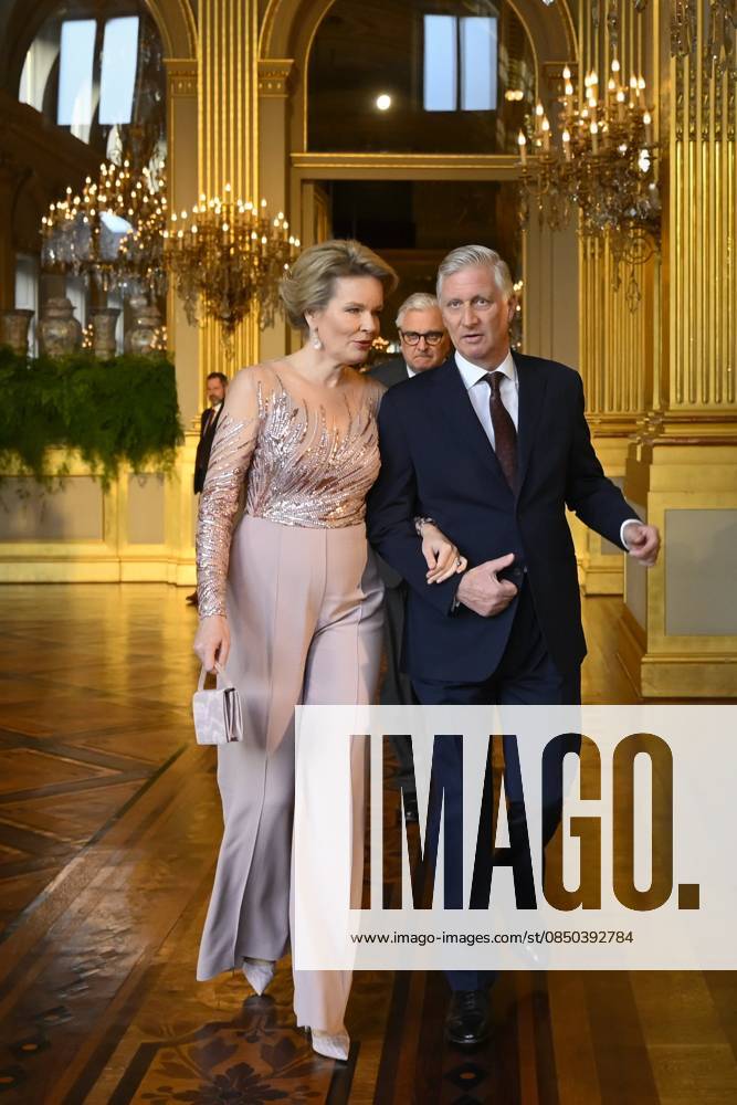 Spring Concert Belgian Royals12 03 2026 BRUSSELS, BELGIUM - Their Majesties the King and Queen and Prince Laurent of Belgium pictured arriving a spring Concert putting the spotlight on the theme of innovation by inviting guests who contribute to the advancement of society through their creativity, precision and dedication on March 12, 2026 in Brussels, Belgium, 12 03 2026 Brussels Belgium