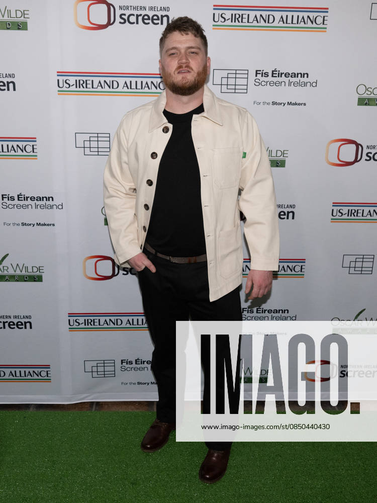 Irish singer DAVE LOFTS attends the 20th Annual Oscar Wilde Awards green carpet. Los Angeles USA - ZUMAb173 20260312_aap_b173_009