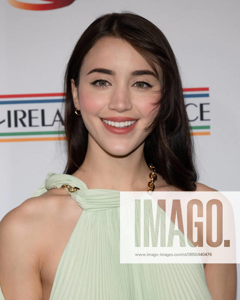 American actress CAYLEE COWAN, 27, attends the 20th Annual Oscar Wilde Awards green carpet. Los Angeles USA - ZUMAb173 20260312_aap_b173_011