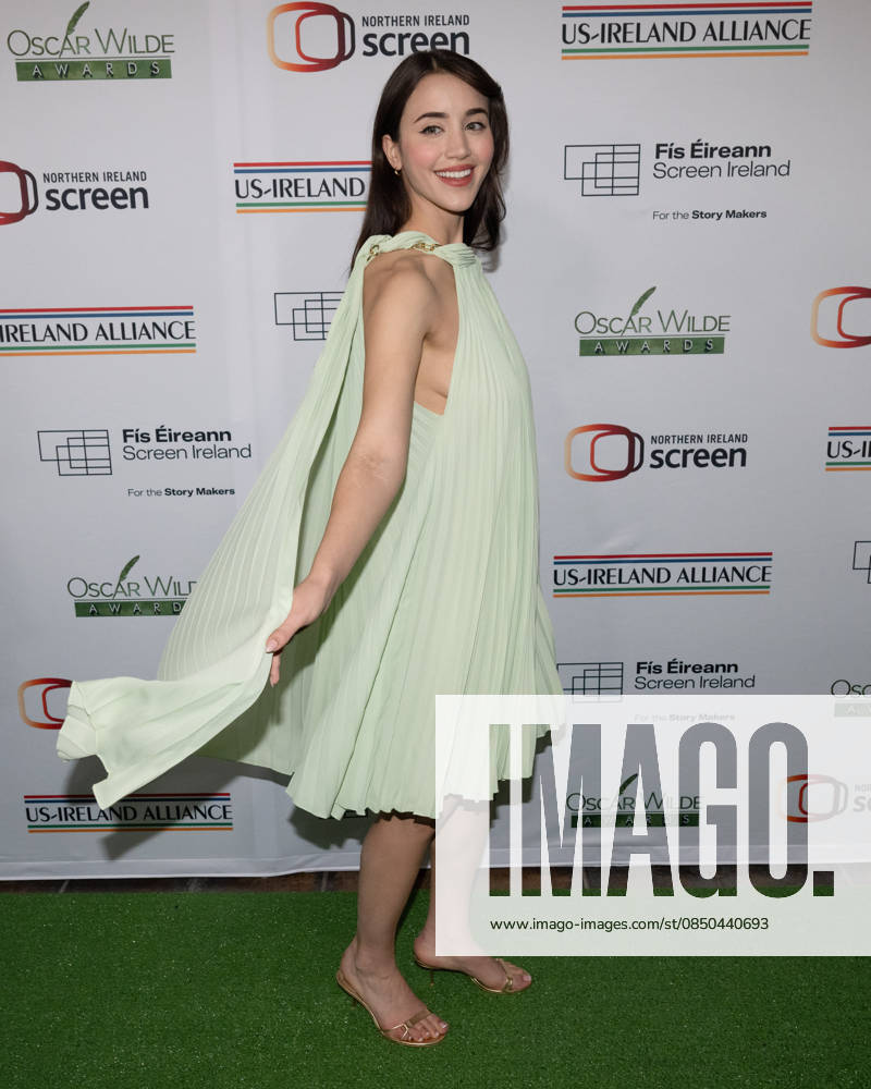 American actress CAYLEE COWAN, 27, attends the 20th Annual Oscar Wilde Awards green carpet. Los Angeles USA - ZUMAb173 20260312_aap_b173_016