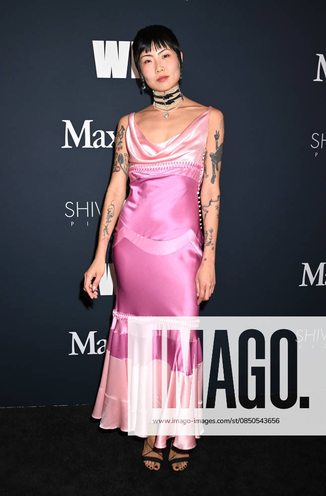 WIF Oscars Nominees Celebration May Hong arriving at the WIF Oscars Nominees Celebration at Wheelhouse on March 13, 2026 in West Hollywood, California. West Hollywood Private Residence California USA
