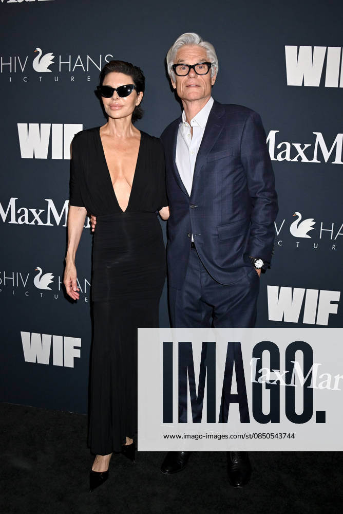 WIF Oscars Nominees Celebration Lisa Rinna and Harry Hamlin arriving at the WIF Oscars Nominees Celebration at Wheelhouse on March 13, 2026 in West Hollywood, California. West Hollywood Private Residence California USA