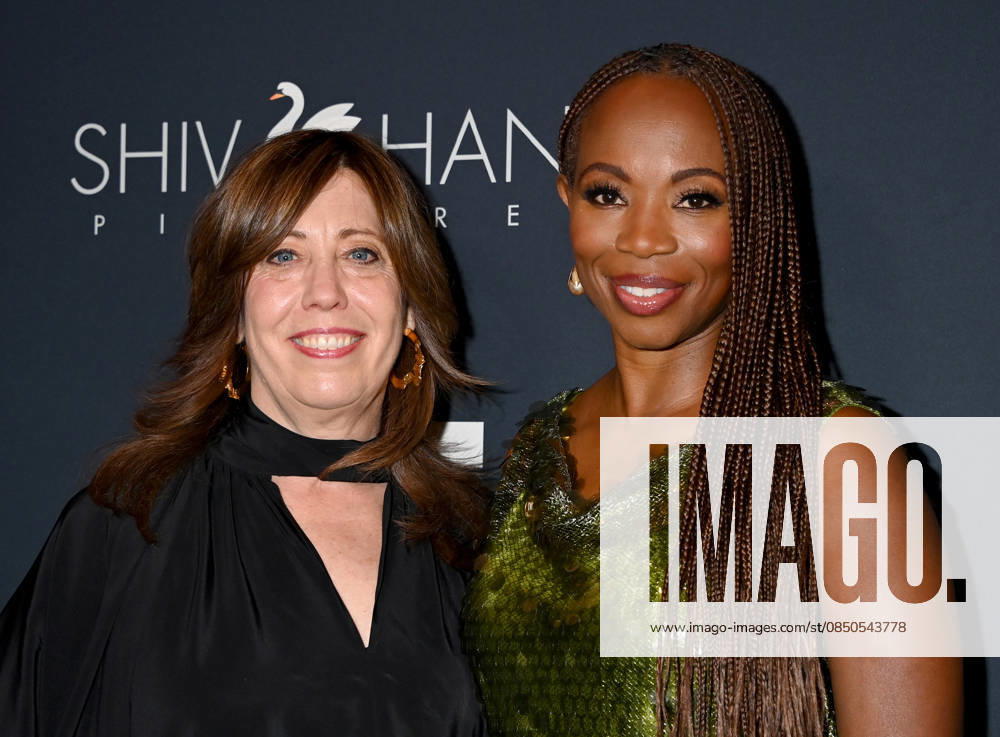 WIF Oscars Nominees Celebration Kirsten Schaffer and Syrinthia Studer arriving at the WIF Oscars Nominees Celebration at Wheelhouse on March 13, 2026 in West Hollywood, California. West Hollywood Private Residence California USA