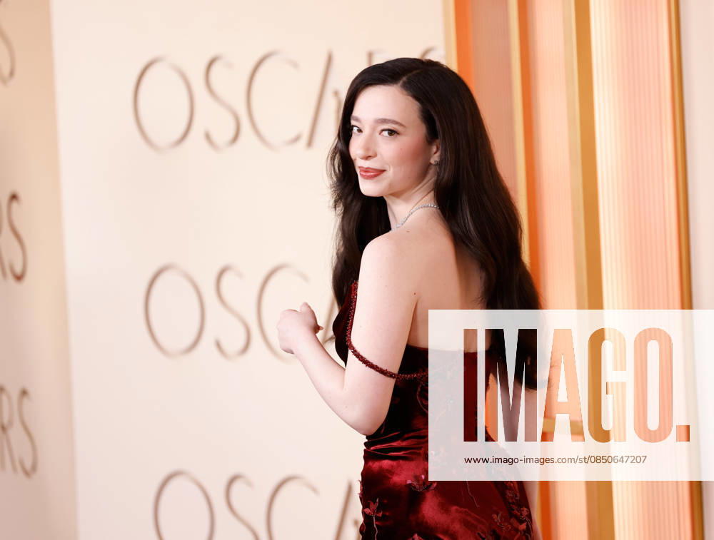 Mikey Madison attends the 98th Oscars on the red carpet for the 98th annual Academy Awards in the Hollywood section of Los Angeles on Sunday, March 15, 2026. Conan O Brien will host the Oscars for the second consecutive year. LAP20260315654 JOHNxANGELILLO