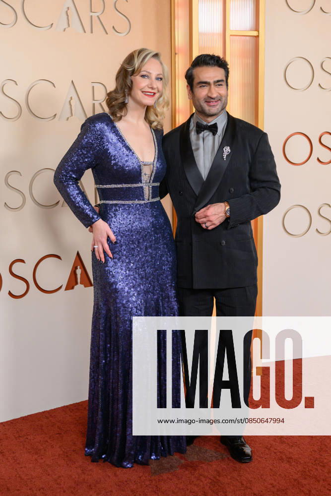 Emily V. Gordon, Kumail Nanjiani at the red carpet of the 98th Annual Academy Awards on Sunday March 15, 2026 at the Dolby Theater in Hollywood, California. MARK HAMMOND BNS PI Hollywood USA - ZUMAp124 20260315_zaa_p124_067