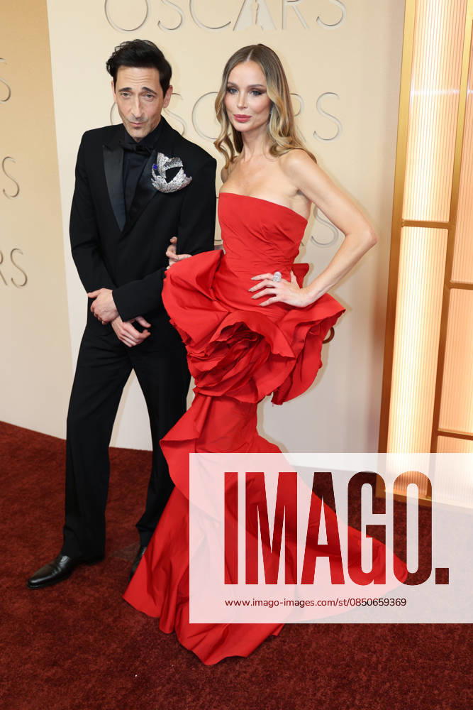 98th Academy Awards, Dolby Theatre, Hollywood, USA, 15 March 2026. Adrien Brody and Georgina Chapman at the 98th Academy Awards, Dolby Theatre, Hollywood, USA, 15 March 2026., Credit:Lumeimages.com Avalon USA, Hollywood