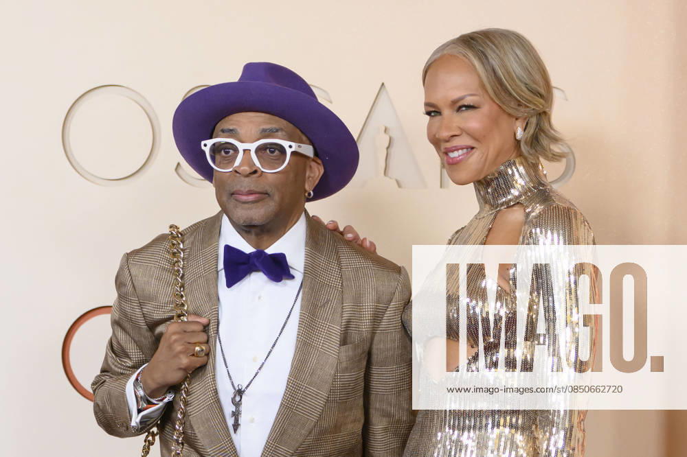 (L-R) Spike Lee and Tonya Lewis Lee at the red carpet of the 98th Annual Academy Awards on Sunday March 15, 2026 at the Dolby Theater in Hollywood, California. MARK HAMMOND BNS PI Hollywood USA - ZUMAp124 20260315_zaa_p124_130