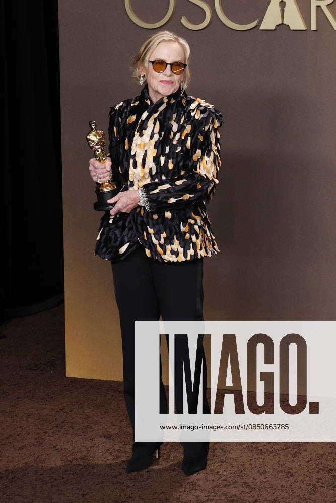 Amy Madigan in the press room of the 98th Annual Academy Awards on Sunday March 15, 2026 at the Dolby Theater in Hollywood, California. BURT HARRIS BNS PI Hollywood USA - ZUMAp124 20260315_zaa_p124_236