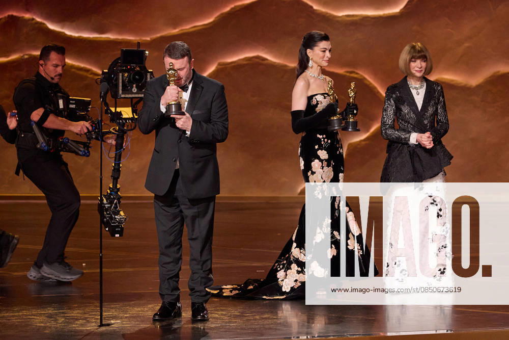 98th Oscars, Academy Awards Mike Hill accepts the Oscar for Makeup and Hairstyling during the 98th Oscars at the Dolby Theatre at Ovation Hollywood on Sunday, March 15, 2026., Credit:Trae Patton The Academy Avalon United States of America, CA, Hollywood, Dolby Theater