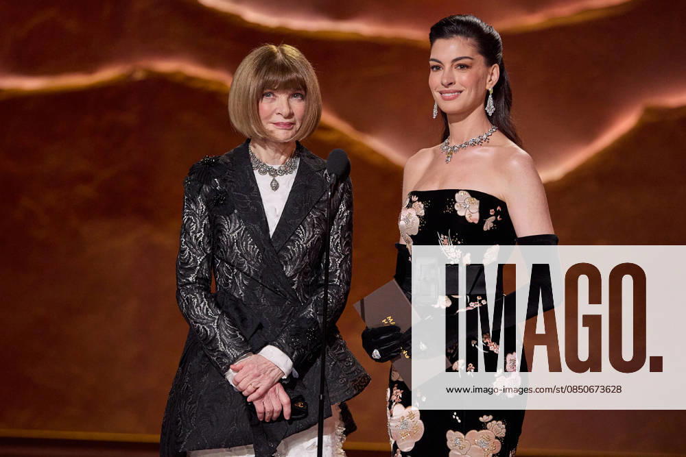 98th Oscars, Academy Awards Dame Anna Wintour and Anne Hathaway present the Oscar for Makeup and Hairstyling to Jordan Samuel, Mike Hill, and Cliona Furey during the 98th Oscars at the Dolby Theatre at Ovation Hollywood on Sunday, March 15, 2026., Credit:Trae Patton The Academy Avalon United States of America, CA, Hollywood, Dolby Theater