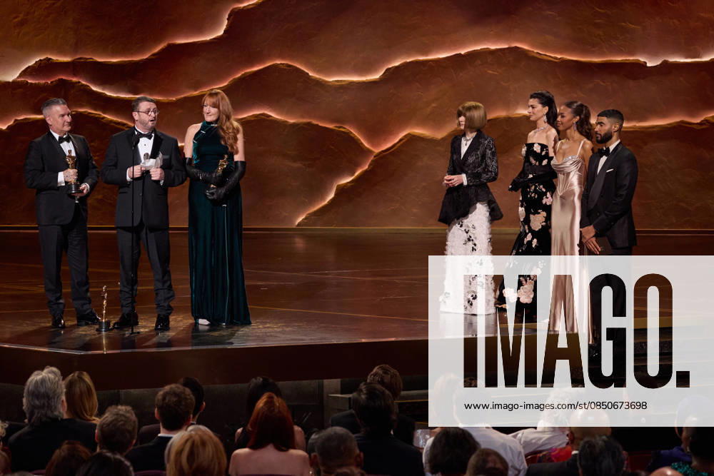 98th Oscars, Academy Awards Jordan Samuel, Mike Hill, and Cliona Furey accept the Oscar for Makeup and Hairstyling during the 98th Oscars at the Dolby Theatre at Ovation Hollywood on Sunday, March 15, 2026., Credit:Trae Patton The Academy Avalon United States of America, CA, Hollywood, Dolby Theater