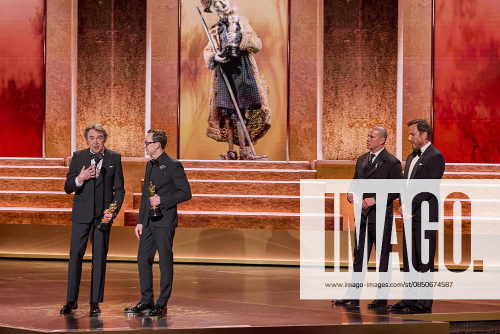 98th Oscars, Academy Awards Maciek Szczerbowski and Chris Lavis accept the Oscar for Animated Short Film from Channing Tatum and Will Arnett during the 98th Oscars at the Dolby Theatre at Ovation Hollywood on Sunday, March 15, 2026., Credit:LCY Avalon United States of America, CA, Hollywood, Dolby Theater