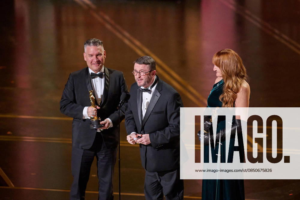 98th Oscars, Academy Awards Jordan Samuel, Mike Hill, and Cliona Furey accept the Oscar for Makeup and Hairstyling during the 98th Oscars at the Dolby Theatre at Ovation Hollywood on Sunday, March 15, 2026., Credit:Wally Skalij The Academy Avalon United States of America, CA, Hollywood, Dolby Theater