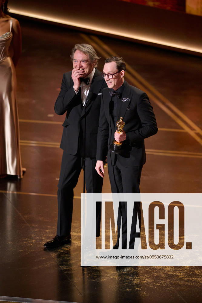 98th Oscars, Academy Awards Maciek Szczerbowski and Chris Lavis accept the Oscar for Animated Short Film during the 98th Oscars at the Dolby Theatre at Ovation Hollywood on Sunday, March 15, 2026., Credit:Wally Skalij The Academy Avalon United States of America, CA, Hollywood, Dolby Theater