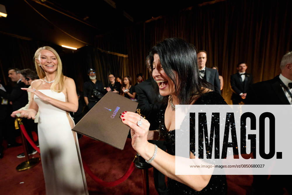 Cassandra Kulukundis poses backstage with the OscarÂ® for Casting during the 98th OscarsÂ® at DolbyÂ® Theatre at Ovation Hollywood on Sunday, March 15, 2026. Los Angeles CA USA 350081172PLX