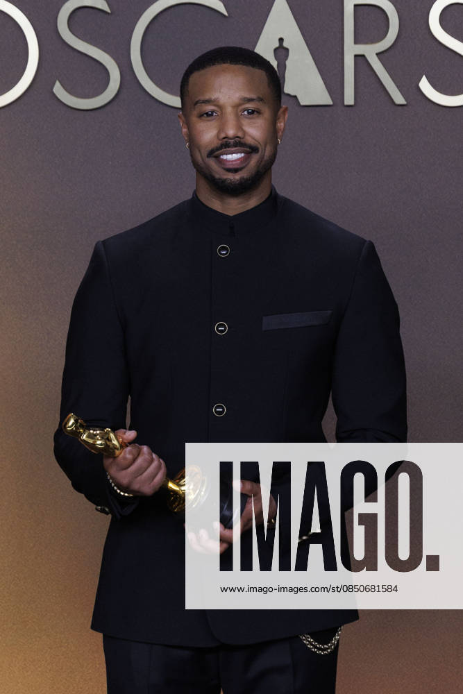 Michael B. Jordan in the press room of the 98th Annual Academy Awards on Sunday March 15, 2026 at the Dolby Theater in Hollywood, California. BURT HARRIS BNS PI Hollywood USA - ZUMAp124 20260315_zaa_p124_369