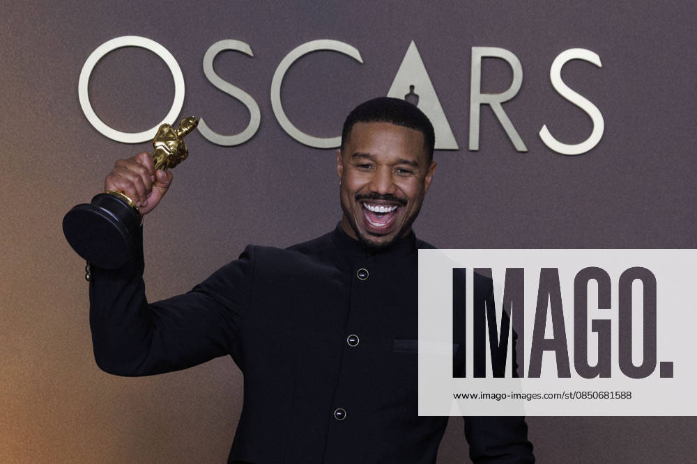 Michael B. Jordan in the press room of the 98th Annual Academy Awards on Sunday March 15, 2026 at the Dolby Theater in Hollywood, California. BURT HARRIS BNS PI Hollywood USA - ZUMAp124 20260315_zaa_p124_370