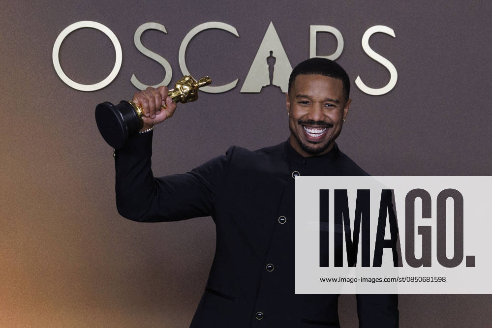 Michael B. Jordan in the press room of the 98th Annual Academy Awards on Sunday March 15, 2026 at the Dolby Theater in Hollywood, California. BURT HARRIS BNS PI Hollywood USA - ZUMAp124 20260315_zaa_p124_373
