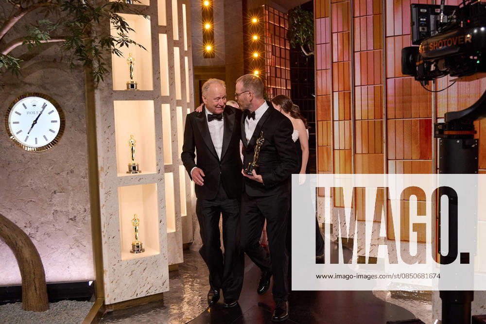Joachim Trier poses backstage with the Oscar® for International Feature Film during the live ABC Telecast of the 98th Oscars® at Dolby® Theatre at Ovation Hollywood on Sunday, March 15, 2026. Los Angeles CA USA 350081324PLX