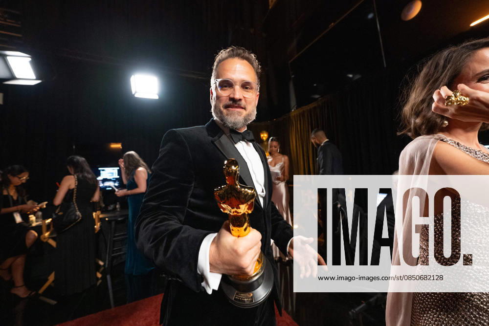 Radovan Sibrt poses backstage with the Oscar® for Documentary Feature Film during the live ABC Telecast of the 98th Oscars® at Dolby® Theatre at Ovation Hollywood on Sunday, March 15, 2026. Los Angeles CA USA 350081337PLX