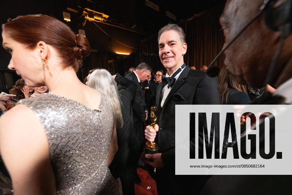 Al Nelson poses backstage with the Oscar® for Sound during the 98th Oscars® at Dolby® Theatre at Ovation Hollywood on Sunday, March 15, 2026. Los Angeles CA USA 350081343PLX
