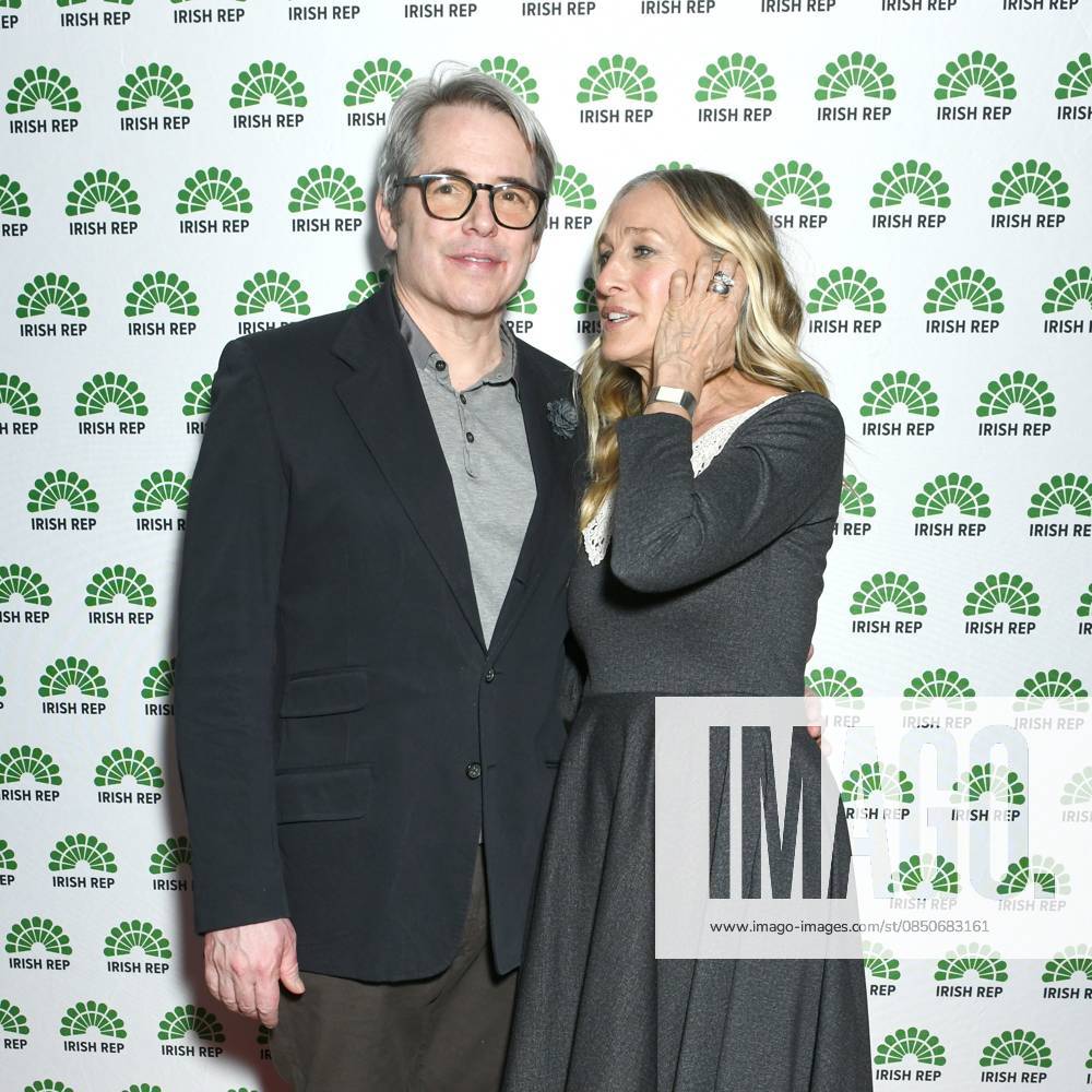 Matthew Broderick, Sarah Jessica Parker at arrivals for ULSTER AMERICAN Opening Night Off-Broadway, Irish Repertory Theatre, New York, NY, March 15, 2026. Photo By: Quoin Pics Everett Collection ULSTER AMERICAN Opening Night Off-Broadway PUBLICATIONXNOTxINxCANxCHNxFRAxITAxJPNxNORxPOLxRUSxESPxUKxUSA