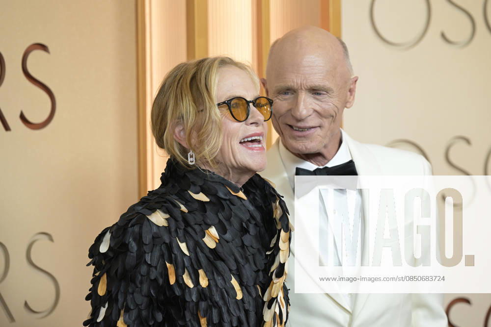 The 98th Academy Awards-Arrivals HOLLYWOOD, CA - MARCH 15: Ed Harris and Amy Madigan at the 98th Oscars at Dolby Theatre on March 15, 2026 in Hollywood, California. Credit: MediaPunch Admedia Hollywood