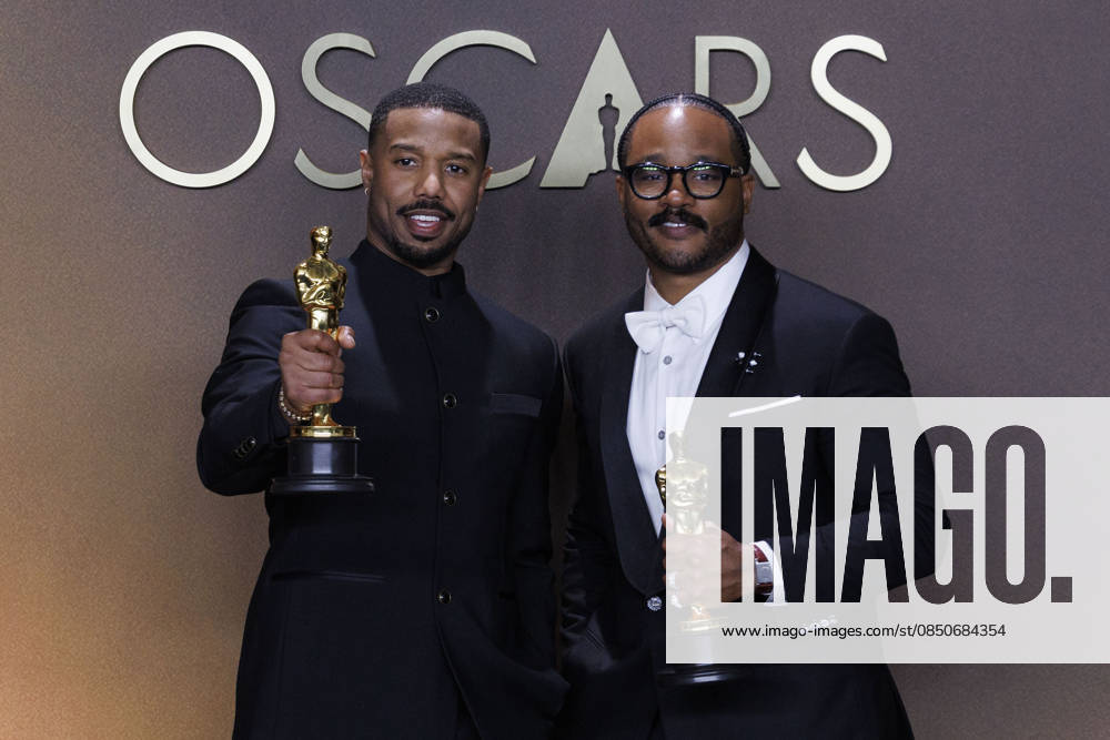 (L-R) Michael B. Jordan and Ryan Coogler in the press room of the 98th Annual Academy Awards on Sunday March 15, 2026 at the Dolby Theater in Hollywood, California. BURT HARRIS BNS PI Hollywood USA - ZUMAp124 20260315_zaa_p124_415