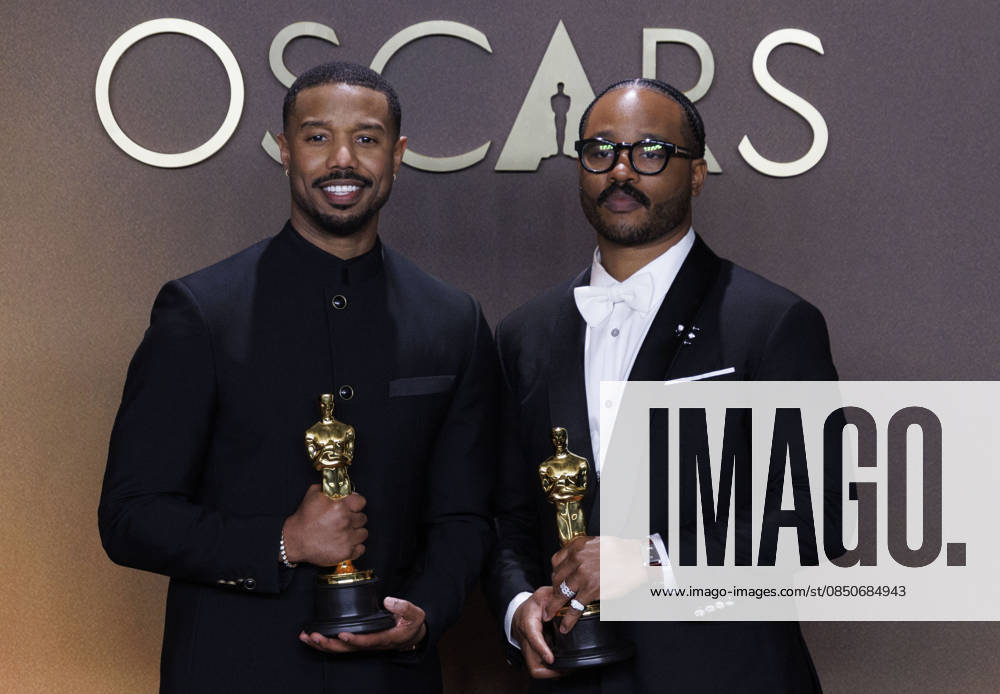 (L-R) Michael B. Jordan and Ryan Coogler in the press room of the 98th Annual Academy Awards on Sunday March 15, 2026 at the Dolby Theater in Hollywood, California. BURT HARRIS BNS PI Hollywood USA - ZUMAp124 20260315_zaa_p124_426