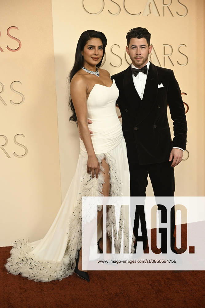 Red carpet arrivals to the 98th Academy Awards at Dolby Thetre in Los Angeles Featuring: Priyanka Chopra Jonas and Nick Jonas Where: Los Angeles, California, United States When: 15 Mar 2026 Credit: Valerie GoodloeMediaPunch INSTARimages . NOT FOR USE BY NEWSPAPERS BASED IN THE UK.