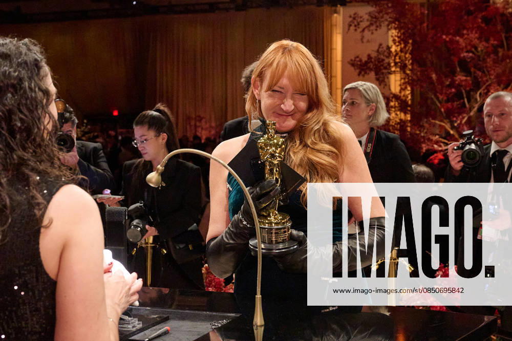 98th Oscars, Academy Awards Cliona Furey has their Oscar engraved at the Governors Ball following the 98th Oscars at the Dolby Theatre at Ovation Hollywood in Los Angeles, CA, on Sunday, March 15, 2026., Credit:Phil McCarten The Academy Avalon United States of America, CA, Hollywood, Dolby Theater
