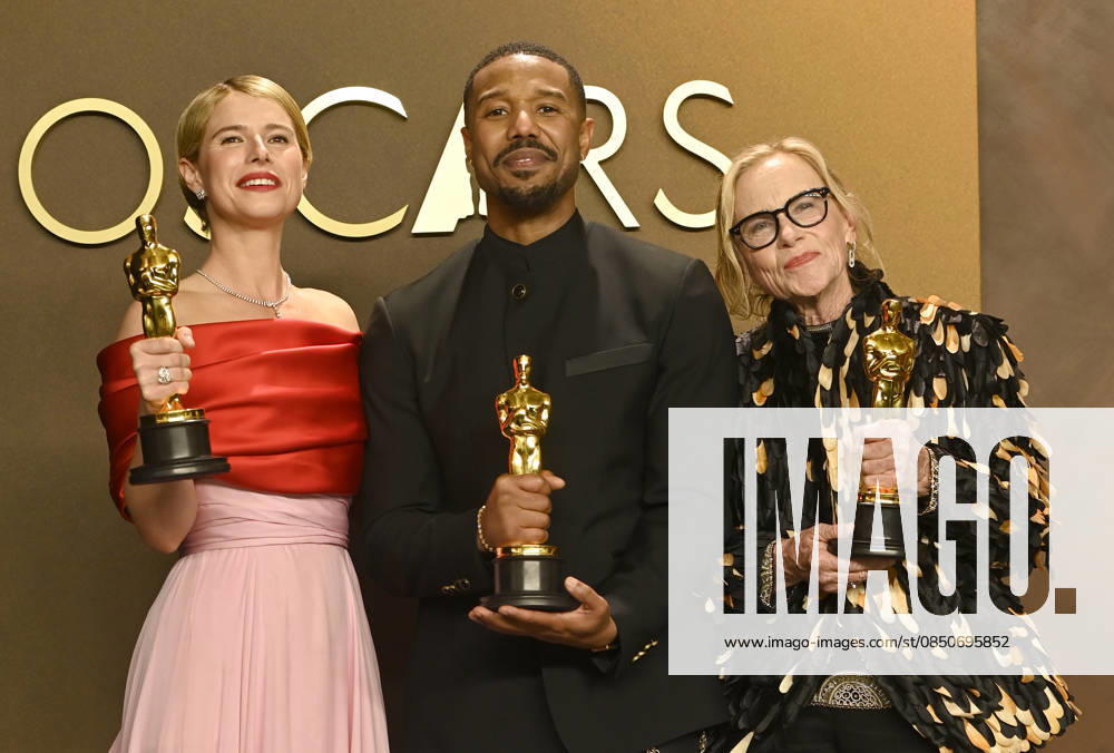 Winners in the press room of the 98th Academy Awards at Dolby Thetre in Los Angeles Featuring: Jessie Buckley, Michael B. Jordan and Amy Madigan Where: Los Angeles, California, United States When: 15 Mar 2026 Credit: Valerie Goodloe MediaPunch INSTARimages . NOT FOR USE BY NEWSPAPERS BASED IN THE UK.