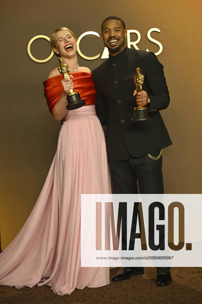 Winners in the press room of the 98th Academy Awards at Dolby Thetre in Los Angeles Featuring: Jessie Buckley and Michael B. Jordan Where: Los Angeles, California, United States When: 15 Mar 2026 Credit: Valerie Goodloe MediaPunch INSTARimages . NOT FOR USE BY NEWSPAPERS BASED IN THE UK.