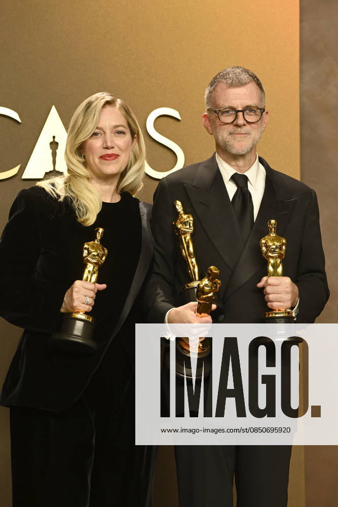 Winners in the press room of the 98th Academy Awards at Dolby Thetre in Los Angeles Featuring: Sara Murphy and Paul Thomas Anderson Where: Los Angeles, California, United States When: 15 Mar 2026 Credit: Valerie Goodloe MediaPunch INSTARimages . NOT FOR USE BY NEWSPAPERS BASED IN THE UK.