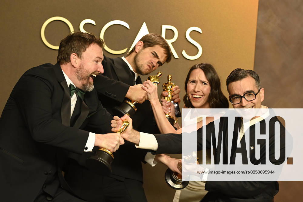 Winners in the press room of the 98th Academy Awards at Dolby Thetre in Los Angeles Featuring: Jack Piatt, Sam A. Davis, Natalie Musteata, and Alexandre Singh Where: Los Angeles, California, United States When: 15 Mar 2026 Credit: Valerie Goodloe MediaPunch INSTARimages . NOT FOR USE BY NEWSPAPERS BASED IN THE UK.