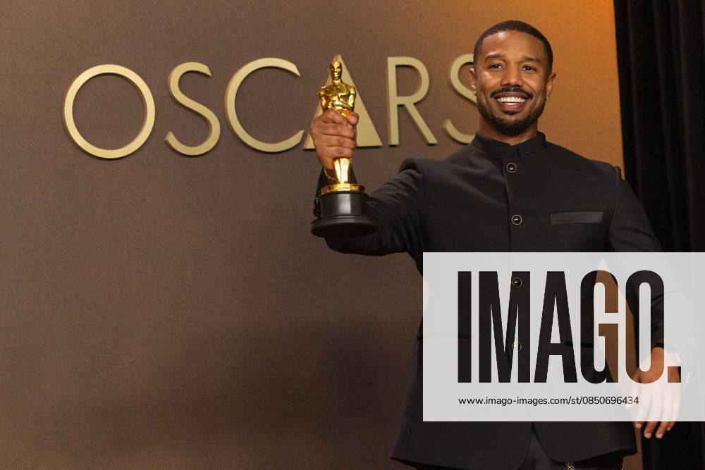 Michael B. Jordan poses backstage with the Oscar for Actor in a Leading Role during the 98th OscarsÂ¨ at Dolby Theatre at Ovation Hollywood on Sunday. Hollywood USA - ZUMAz03_ 20260316_zah_z03_017