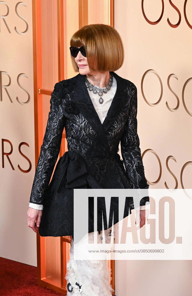 Anna Wintour at the red carpet of the 98th Annual Academy Awards on Sunday March 15, 2026 at the Dolby Theater in Hollywood, California. EFREN LANDOS BNS PI Hollywood USA - ZUMAp124 20260315_zaa_p124_458
