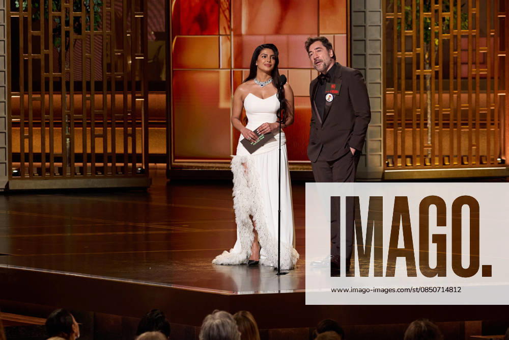 98th Oscars, Academy Awards Priyanka Chopra Jonas and Javier Bardem presents the Oscar for International Feature Film during the 98th Oscars at the Dolby Theatre at Ovation Hollywood on Sunday, March 15, 2026., Credit:Avalon.red Avalon United States of America, CA, Hollywood, Dolby Theater