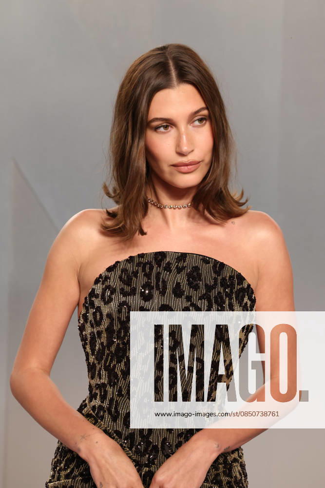 2026 Vanity Fair Oscar Party Hailey Baldwin at the 2026 Vanity Fair Oscar Party (98th Annual Academy Awards) Hosted By Mark Guiducci held at the David Geffen Galleries at the Los Angeles County Museum of Art (LACMA) at 5905 Wilshire Blvd on March 15, 2026 in Museum Row, Miracle Mile, Los Angeles, California, United States., Credit:Xavier Collin Avalon USA, Los Angeles