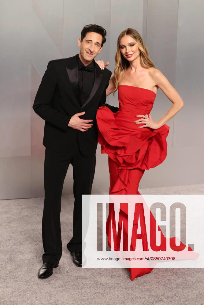 2026 Vanity Fair Oscar Party Adrien Brody and Georgina Chapman at the 2026 Vanity Fair Oscar Party (98th Annual Academy Awards) Hosted By Mark Guiducci held at the David Geffen Galleries at the Los Angeles County Museum of Art (LACMA) at 5905 Wilshire Blvd on March 15, 2026 in Museum Row, Miracle Mile, Los Angeles, California, United States., Credit:Xavier Collin Avalon USA, Los Angeles