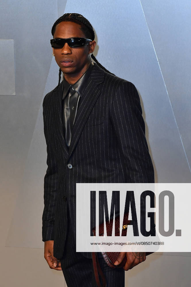 026 Vanity Fair Oscar Party Hosted By Mark Guiducci - Arrivals Travis Scott attends the 2026 Vanity Fair Oscar Party at Los Angeles County Museum of Art on March 15, 2026 in Los Angeles, California. Los Angeles Los Angeles County Museum of Art California United States