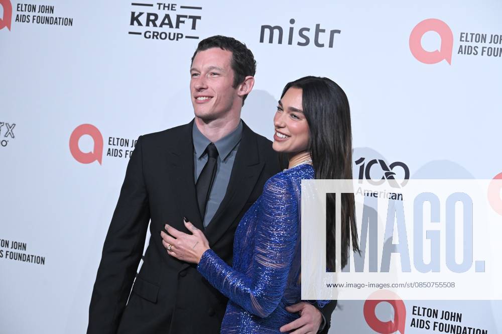 Dua Lipa, Callum Turner at arrivals for 34th Annual Elton John AIDS Foundation Academy Awards Viewing Party, West Hollywood Park, Los Angeles, CA, March 15, 2026. Photo By: Michael Mattes Everett Collection 34th Annual Elton John AIDS Foundation Academy Awards Viewing Party PUBLICATIONXNOTxINxCANxCHNxFRAxITAxJPNxNORxPOLxRUSxESPxUKxUSA