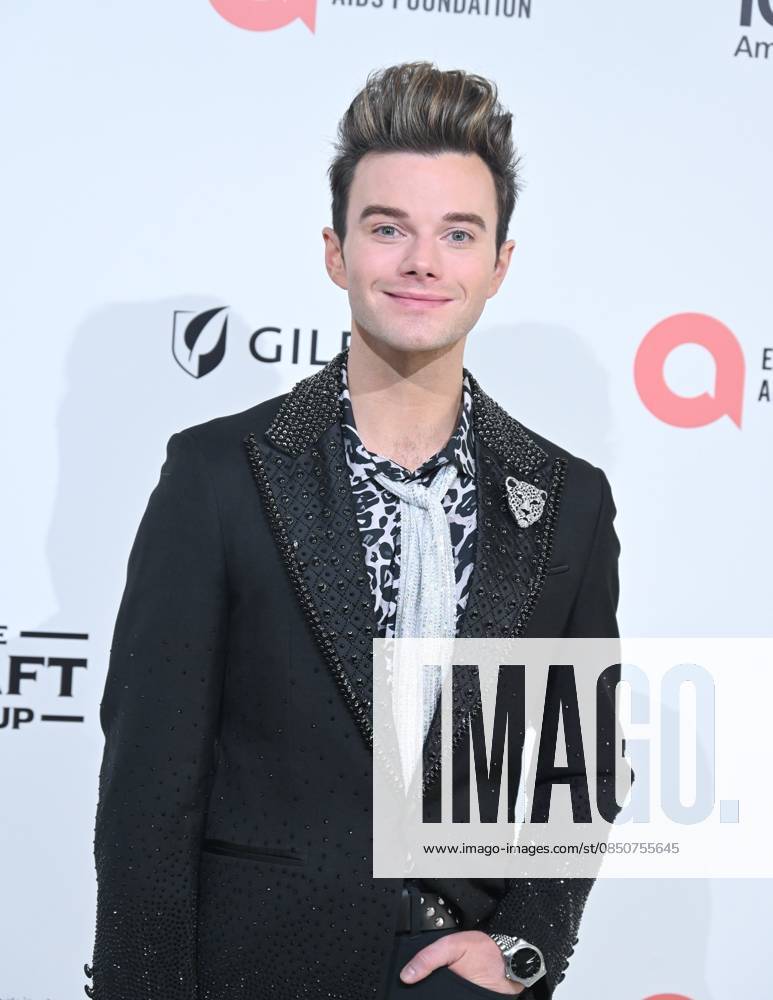 Chris Colfer at arrivals for 34th Annual Elton John AIDS Foundation Academy Awards Viewing Party, West Hollywood Park, Los Angeles, CA, March 15, 2026. Photo By: Michael Mattes Everett Collection 34th Annual Elton John AIDS Foundation Academy Awards Viewing Party PUBLICATIONXNOTxINxCANxCHNxFRAxITAxJPNxNORxPOLxRUSxESPxUKxUSA